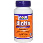 Now - Biotin 5000mcg 60 Vcaps